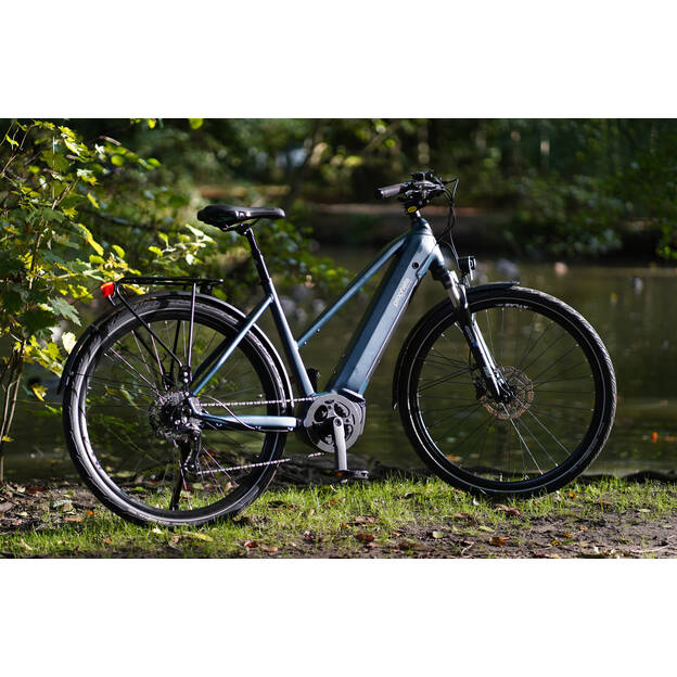 Prophete Entdecker 3.0 Trekking E-Bike 28 Zoll - 360 Wh - Integrierte Batterie - Mittelmotor - 9-Gang Schaltwerk - HDY Scheibenbremse – Bild 10