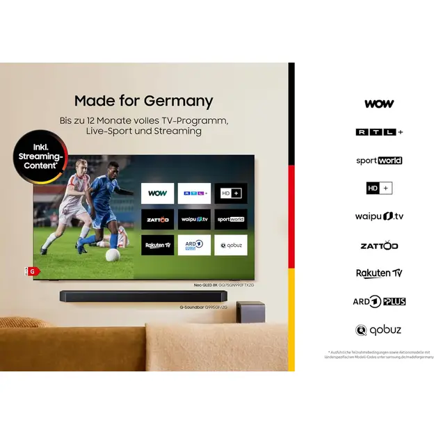 Samsung UE43U7099F 43 Zoll Crystal UHD 4K Smart TV 2025 mit Crystal Prozessor 4K, Gaming Hub & SmartThings | Energieeffizienzklasse G – Bild 3