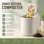 BEECO HQD-450 (4,5L) Küchenkomposter 4,5L Kapazität Verwandelt Abfälle in Natürl – Bild 2