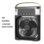 Mini Luftkühler Ventilator USB Air Cooler 3 Stufen LED Farbe Licht Tisch 3in1 ❄️ – Bild 6