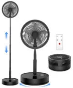 Standventilator mit Fernbedienung USB Ventilator leise Luftkühler 7200mAh Timing – Bild 8