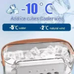 Mini Luftkühler Ventilator USB Air Cooler 3 Stufen LED Farbe Licht Tisch 3in1 ❄️ – Bild 2