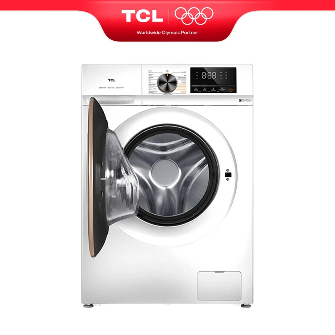 TCL Waschtrockner 10kg/6kg, Smart DD Motor đWaschen & Trocknen 60 MinâĄ1200 U/m TCL Waschtrockner 10kg/6kg, Smart DD Motor đWaschen & Trocknen 60 MinâĄ1200 U/m â Bild 1