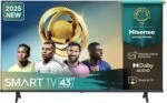 Hisense 43A6Q Smart TV 43 Zoll 4K Ultra HD 2025 Smart TV VIDAA U8 Dolby Vision