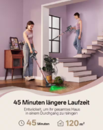 Vactidy Blitz V10 PRO 45 Min Akku-Staubsauger Handstick, 100 AW/50 kPa, LED, 2kg – Bild 4
