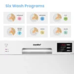 Midea-Comfee Geschirrspüler 6 Platzdecken, Minispüler 47 dB, Tischspüler, sparen – Bild 5