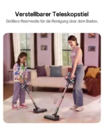 Vactidy Blitz V10 PRO 45 Min Akku-Staubsauger Handstick, 100 AW/50 kPa, LED, 2kg – Bild 7