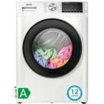 CHiQ 8kg Frontlader Waschmaschine, Weiß, Energieklasse A, Extra-breite 530mm Tro