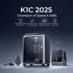 Creality K1C 3D-Drucker|600mm/s High-Speed|KI-Kamera|Auto-Leveling|Silent-Modus – Bild 2