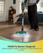 Vactidy Blitz V15 MAX, Kabellos Akku-Staubsauger, 76 kPa/60 Min/1,5L, LED,3-in-1 – Bild 3