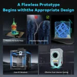 FLASHFORGE Adventurer 3D-Drucker  600mm/s Hochgeschwindigkeitsdruck Core XY🌟PLA – Bild 7