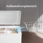 TCL Gefrierschrank 98L Aufbewahrungskorb, Gegengewicht-Decke❄️ Temperaturregler – Bild 7