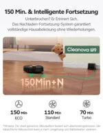 Vactidy W9 Saugroboter Wischfunktion, 8000Pa Staubsauger Roboter LiDAR Navi 50dB – Bild 6