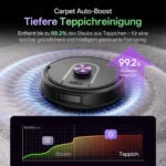 Vactidy W15 Saugroboter, Wisch, Beutellos, Multi-Zyklon, LiDAR nav 10kPa, 180min – Bild 12