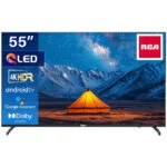 55 Zoll Android Smart TV QLED 4K UHD Fernseher Google Dolby Triple Tuner DE🌟NEU