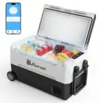 Tragbarer 1L/25L/35L/45L/55L Kompressor-Kühlschrank mit Bluetooth-App, DC & AC