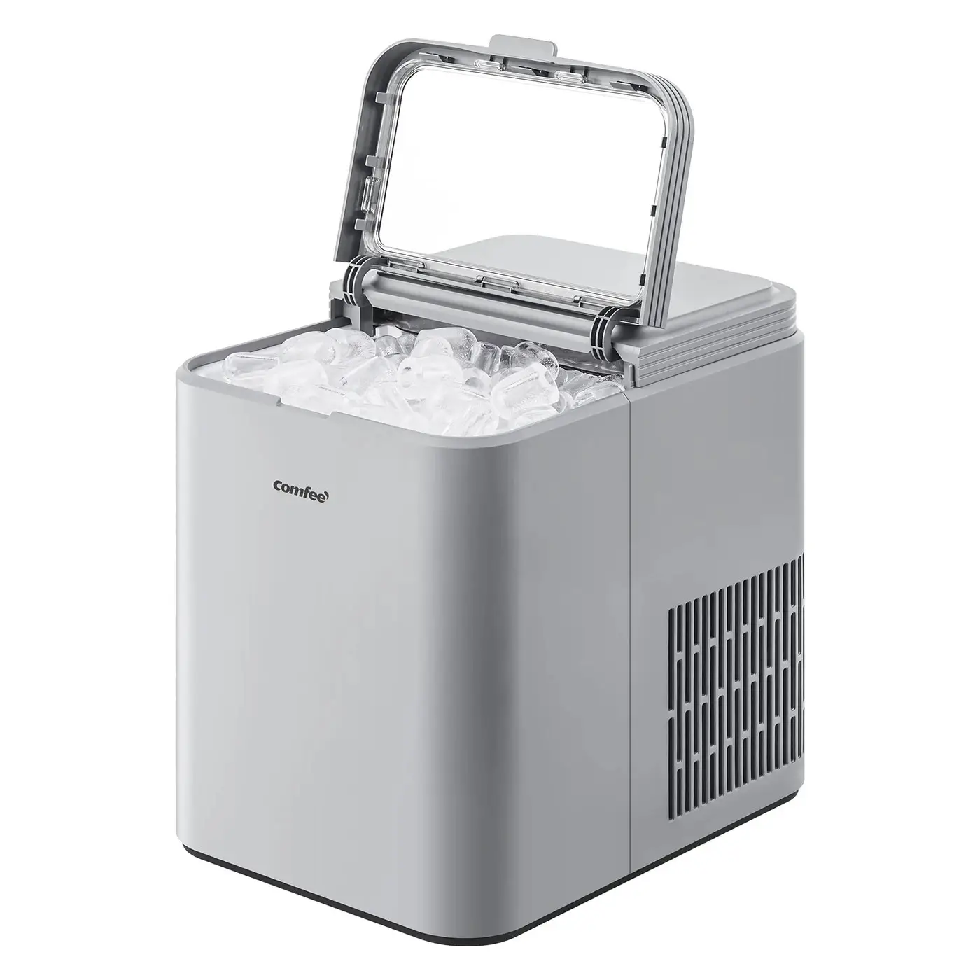 COMFEE RCI12GY Eiswürfelbereiter 1,3L❄️ 8 Eiswürfel 6 Min., 12 kg/24 Std Kompakt COMFEE RCI12GY Eiswürfelbereiter 1,3L❄️ 8 Eiswürfel 6 Min., 12 kg/24 Std Kompakt – Bild 1