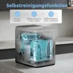 COMFEE RCI12GY Eiswürfelbereiter 1,3L❄️ 8 Eiswürfel 6 Min., 12 kg/24 Std Kompakt – Bild 4