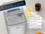COMFEE RCI12GY Eiswürfelbereiter 1,3L❄️ 8 Eiswürfel 6 Min., 12 kg/24 Std Kompakt – Bild 8