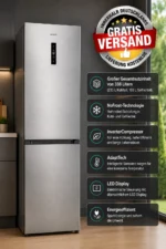 Gorenje NRK620AAXL4 Kühl-Gefrierkombination NoFrost Energieklasse A Edelstahl