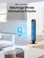 Turmventilator, 25dB ultraleise Bodenventilator, 90° Oszillation ❄ App-Steuerung – Bild 3