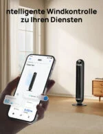 Turmventilator, 25dB ultraleise Bodenventilator, 90° Oszillation ❄ App-Steuerung – Bild 6