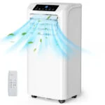 Mobiles Klimagerät, 2,6 kW kompakte 3-in-1 AC-Einheit, 33 m² kühlt ❄️Schlafmodus