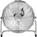 𖣘 Bodenventilator 40 cm Metall Chrom Ventilator 3 Stufen für Büro Wohnzimmer ❄️ – Bild 2