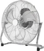 𖣘 Bodenventilator 40 cm Metall Chrom Ventilator 3 Stufen für Büro Wohnzimmer ❄️ – Bild 3