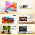 32 Zoll QLED+ Fernseher 80 cm, Google TV, HDR10 Smart TV, Dolby, EyeCare, DVB-T2 – Bild 2