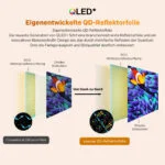 32 Zoll QLED+ Fernseher 80 cm, Google TV, HDR10 Smart TV, Dolby, EyeCare, DVB-T2 – Bild 3