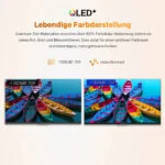 32 Zoll QLED+ Fernseher 80 cm, Google TV, HDR10 Smart TV, Dolby, EyeCare, DVB-T2 – Bild 4