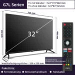 CHiQ 32 Zoll Full HD Google Smart TV HDR Dolby WLAN Bluetooth Netflix Android 11 – Bild 3
