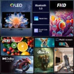 CHiQ 32-Zoll QLED Smart Google TV | Randloses Metalldesign, HDR10 Fernseher L32Q – Bild 3