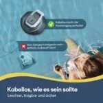 Ultenic Pooleco 10 Poolroboter Kabellos Akku Poolsauger 5200mAh 90Min Selbstpark – Bild 4
