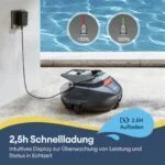 Ultenic Pooleco 10 Poolroboter Kabellos Akku Poolsauger 5200mAh 90Min Selbstpark – Bild 10