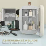 Mini Kühlschrank Beauty Fridge, 4 L Fassungsvermögen, Heizfunktion, Kosmetikkühl – Bild 5