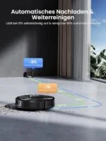 Proscenic Q10 Saugroboter, Wischfunktion, 8000Pa 200min Laser Staubsauger, Alexa – Bild 11