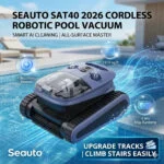 Seauto SAT40 Cordless Robotic Pool Cleaner 5H Fast Charging 240Mins Working Time – Bild 2
