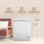 TCL Gefrierschrank 140L Aufbewahrungskorb, Gegengewicht-Decke❄️ Temperaturregler – Bild 4