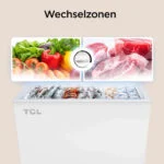 TCL Gefrierschrank 140L Aufbewahrungskorb, Gegengewicht-Decke❄️ Temperaturregler – Bild 5