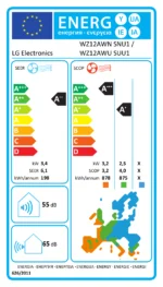 LG WZ12AW Split-Klimaanlage 12000 BTU 3,5 kW A++ WiFi R32 Inverter Komplettset ❄ – Bild 8