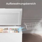 TCL Gefrierschrank 140L Aufbewahrungskorb, Gegengewicht-Decke❄️ Temperaturregler – Bild 7