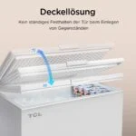 TCL Gefrierschrank 140L Aufbewahrungskorb, Gegengewicht-Decke❄️ Temperaturregler – Bild 14
