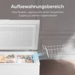 TCL Gefrierschrank 140L Aufbewahrungskorb, Gegengewicht-Decke❄️ Temperaturregler – Bild 15