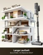 Proscenic P20 2-in-1 Akku Staubsauger Kabellos 680W/85KPA/70Min, 230ml Wischen💦 – Bild 4