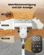 Proscenic F10 Ultra Nass Trockensauger Akku, 60 Min Staubsauger, Wischen💦3-in-1 – Bild 3