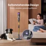 Ultenic U20 Akku Staubsauger, 55kPa/600W/60Min Kabellos Selbststehen Anti-Tangle – Bild 7
