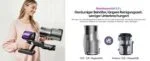 Ultenic U20 Akku Staubsauger, 55kPa/600W/60Min Kabellos Selbststehen Anti-Tangle – Bild 18