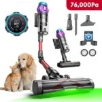 Ultenic U18 Pro Akku Staubsauger 55000Pa/600W/80Min, 1,6L Staubsauger 🌟Kabellos